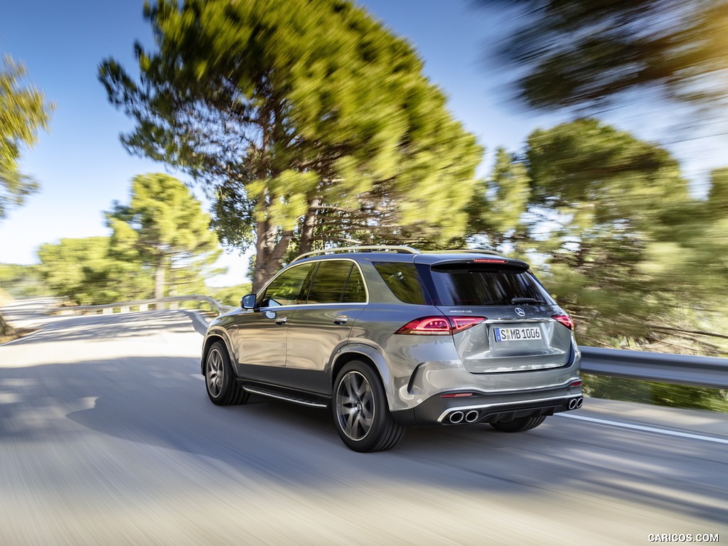 2020 Mercedes-AMG GLE 53 4MATIC+ (Color: Selenite Grey) - Rear Three-Quarter