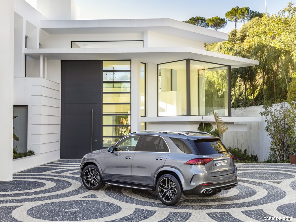 2020 Mercedes-AMG GLE 53 4MATIC+ (Color: Selenite Grey) - Rear Three-Quarter