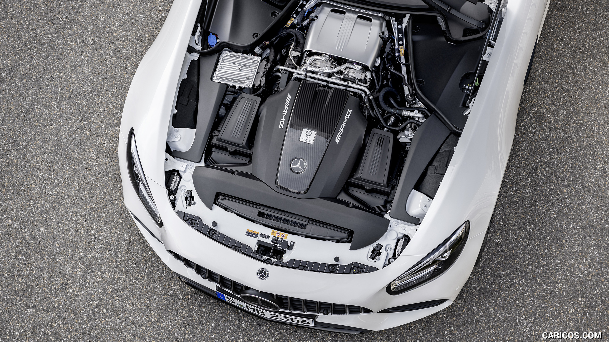 2020 Mercedes-AMG GT (Color: Designo Diamond White Bright) - Engine, #47 of 328