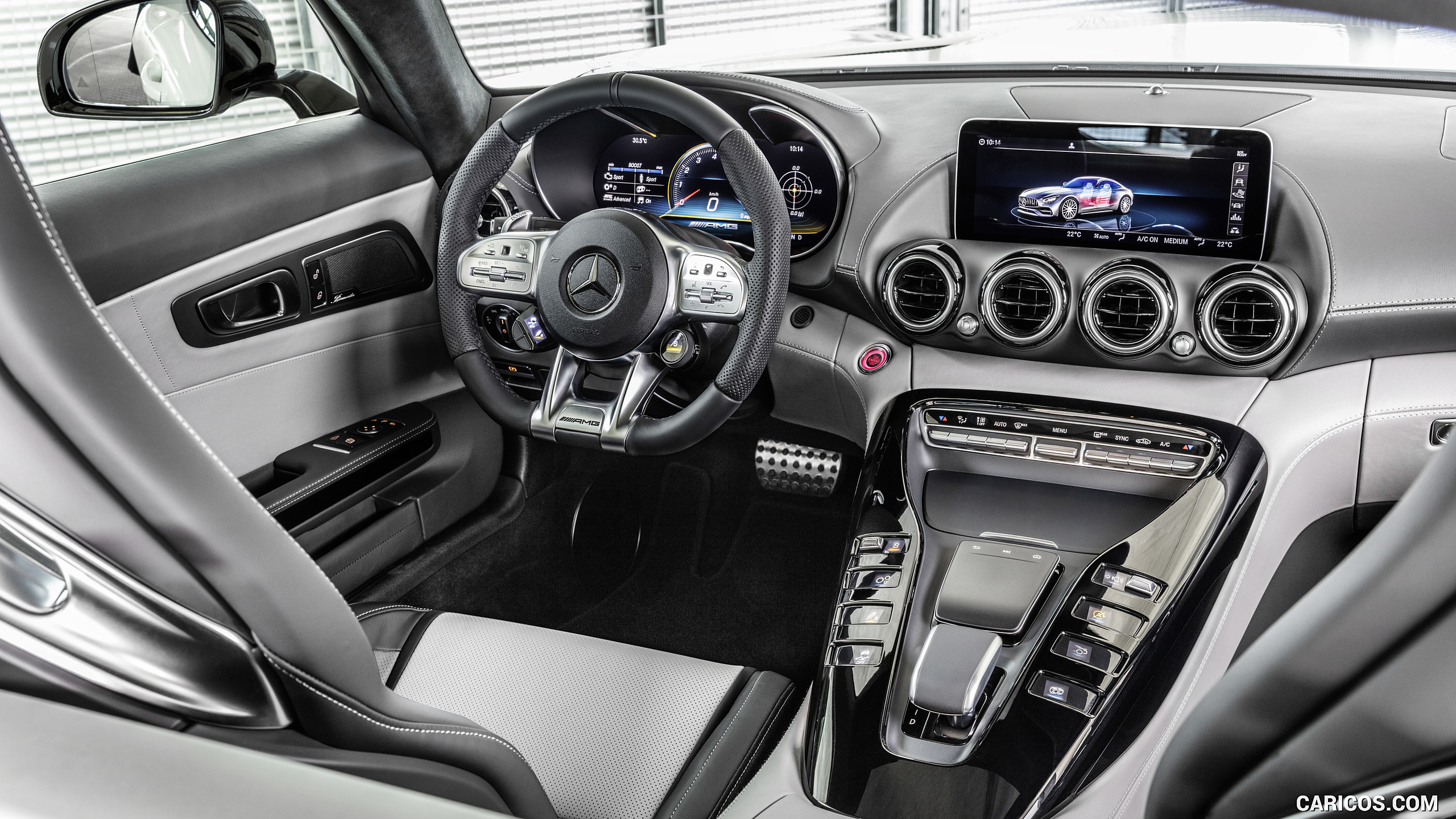 2020 Mercedes-AMG GT (Color: Designo Diamond White Bright) - Interior, Cockpit, #51 of 328