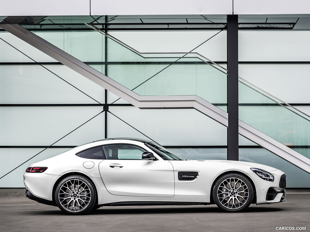 2020 Mercedes-AMG GT (Color: Designo Diamond White Bright) - Side