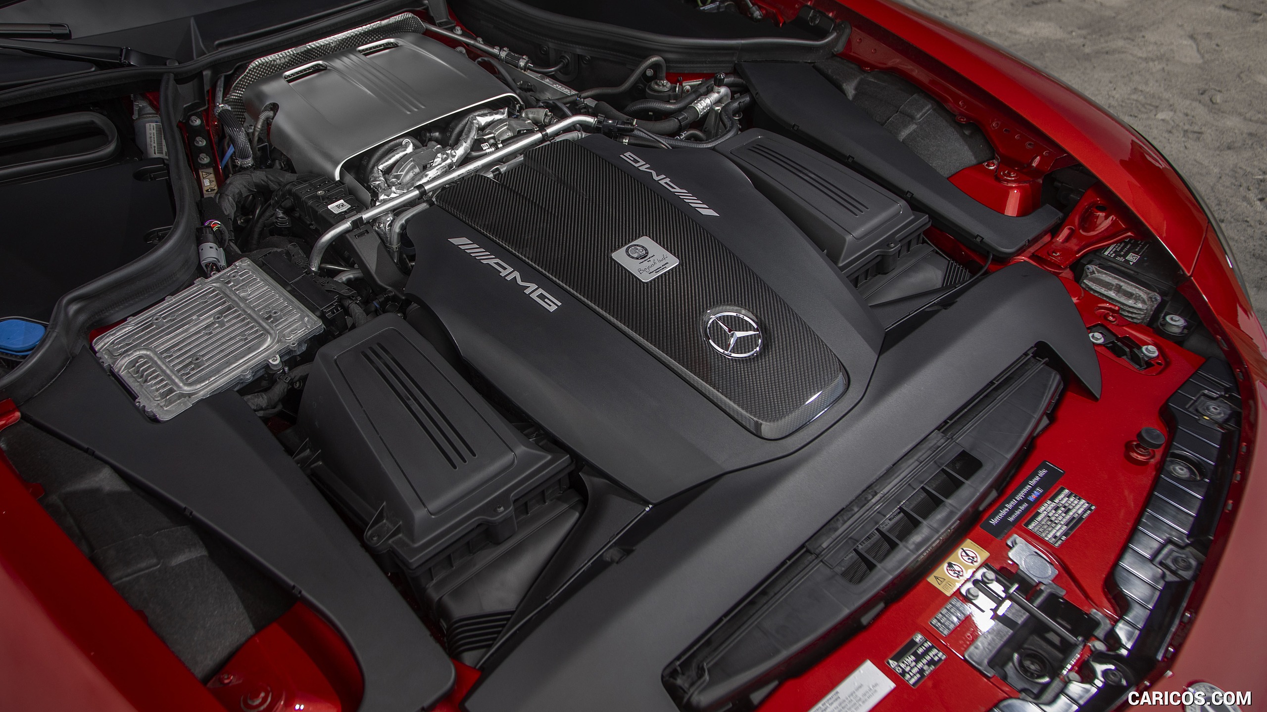 2020 Mercedes-AMG GT C Coupe (US-Spec) - Engine, #183 of 328