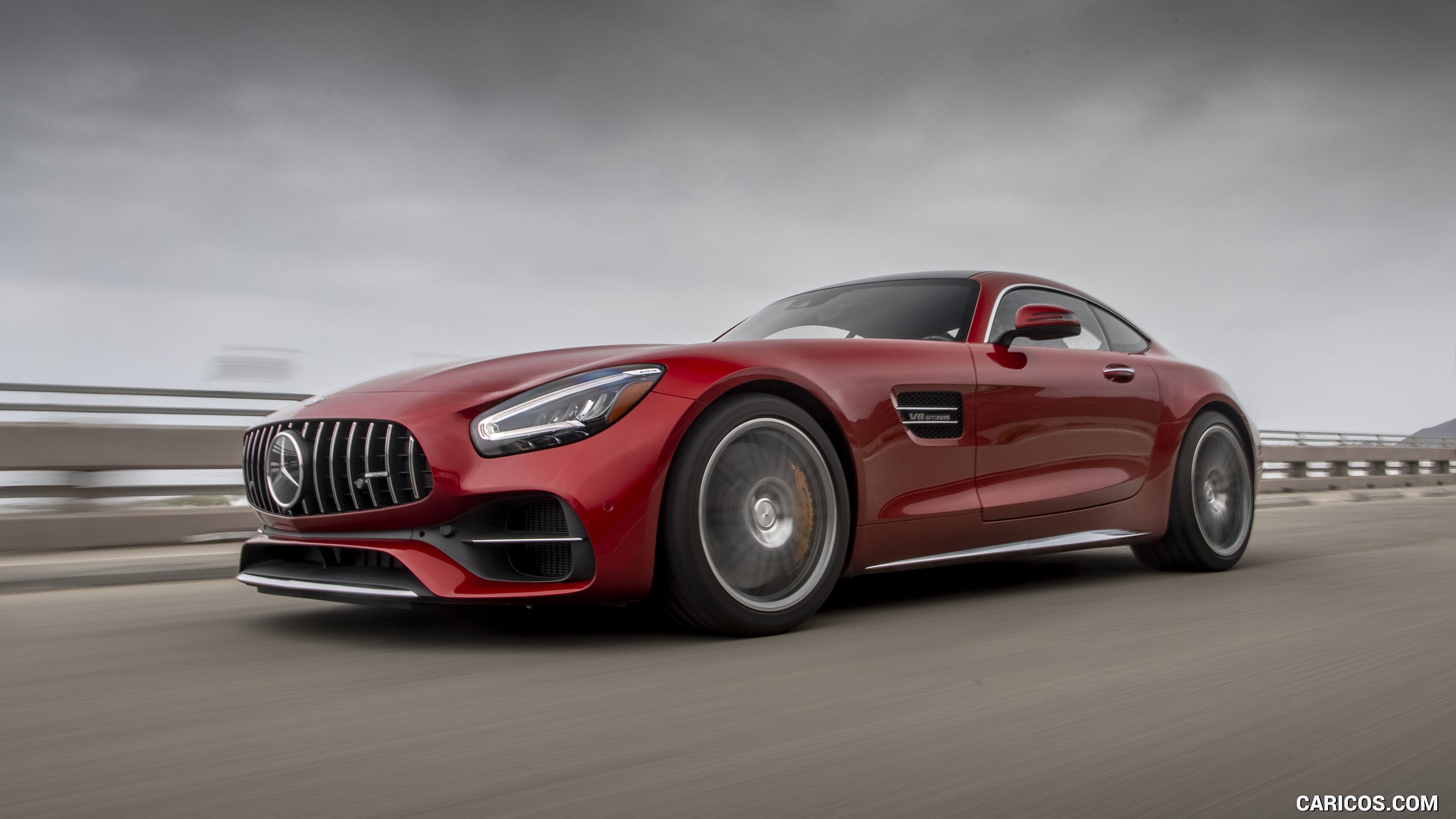 2020 Mercedes-AMG GT C Coupe (US-Spec) - Front Three-Quarter, #147 of 328