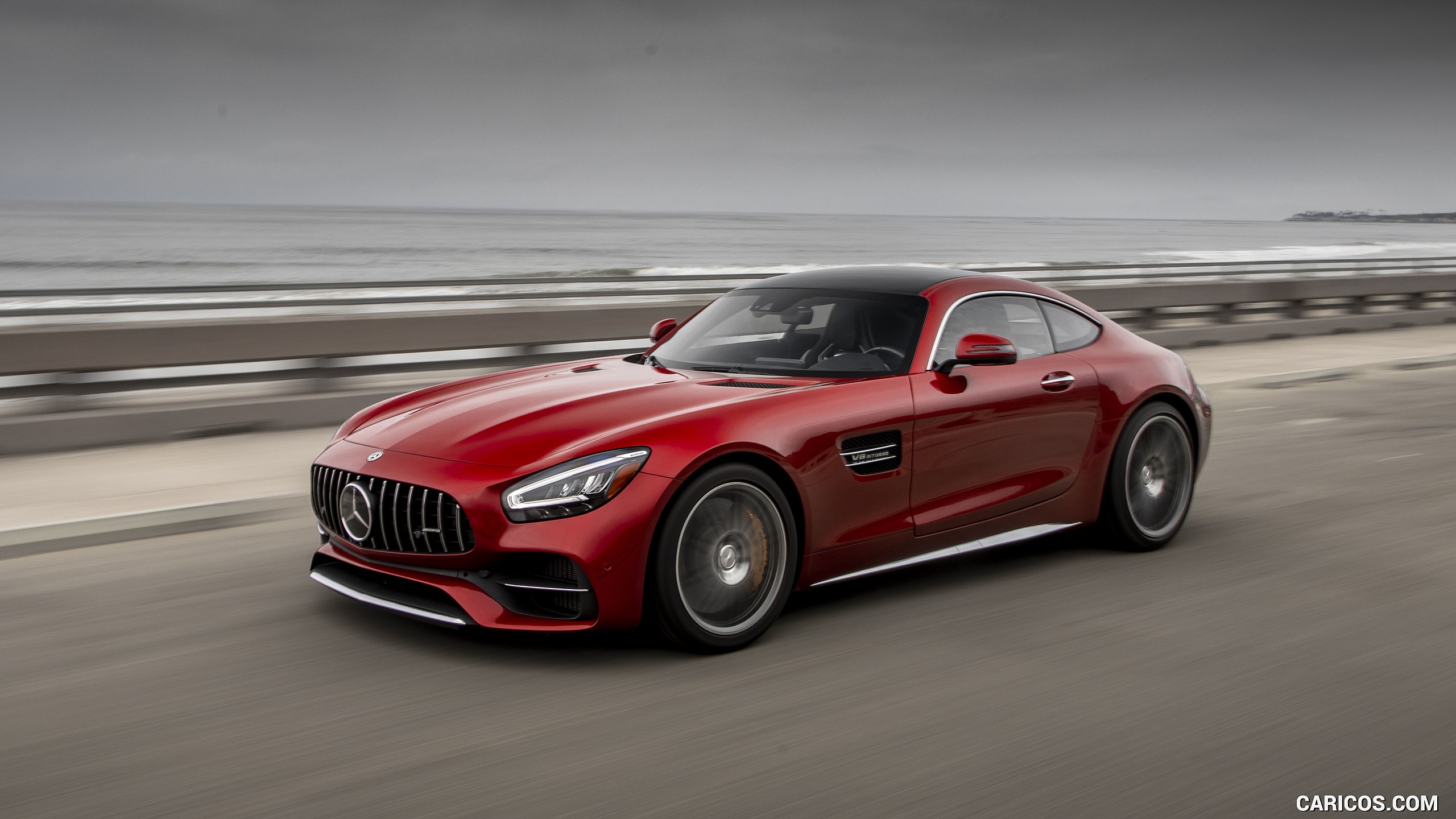 2020 Mercedes-AMG GT C Coupe (US-Spec) - Front Three-Quarter, #153 of 328
