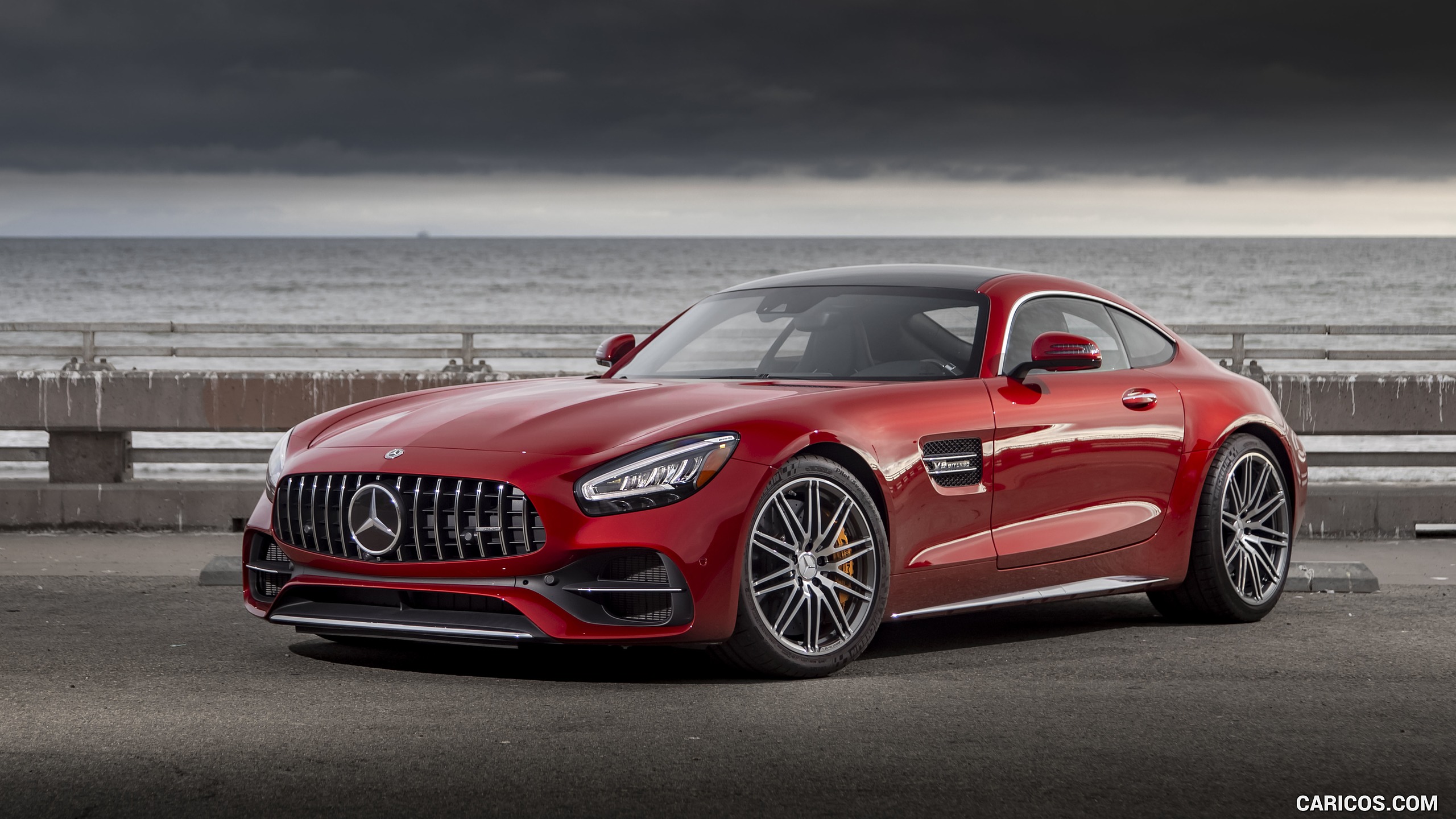 2020 Mercedes-AMG GT C Coupe (US-Spec) - Front Three-Quarter, #154 of 328