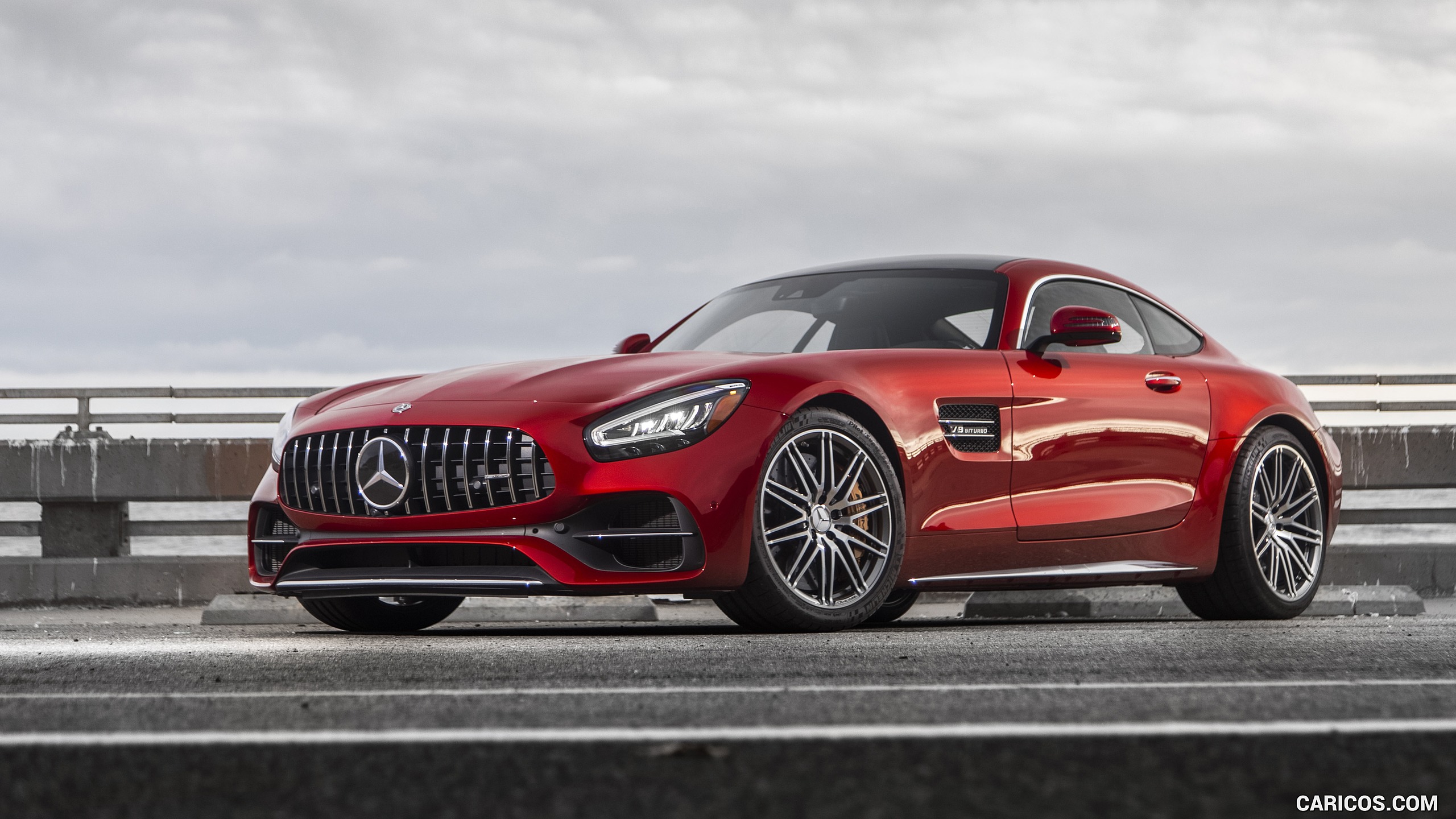 2020 Mercedes-AMG GT C Coupe (US-Spec) - Front Three-Quarter, #155 of 328