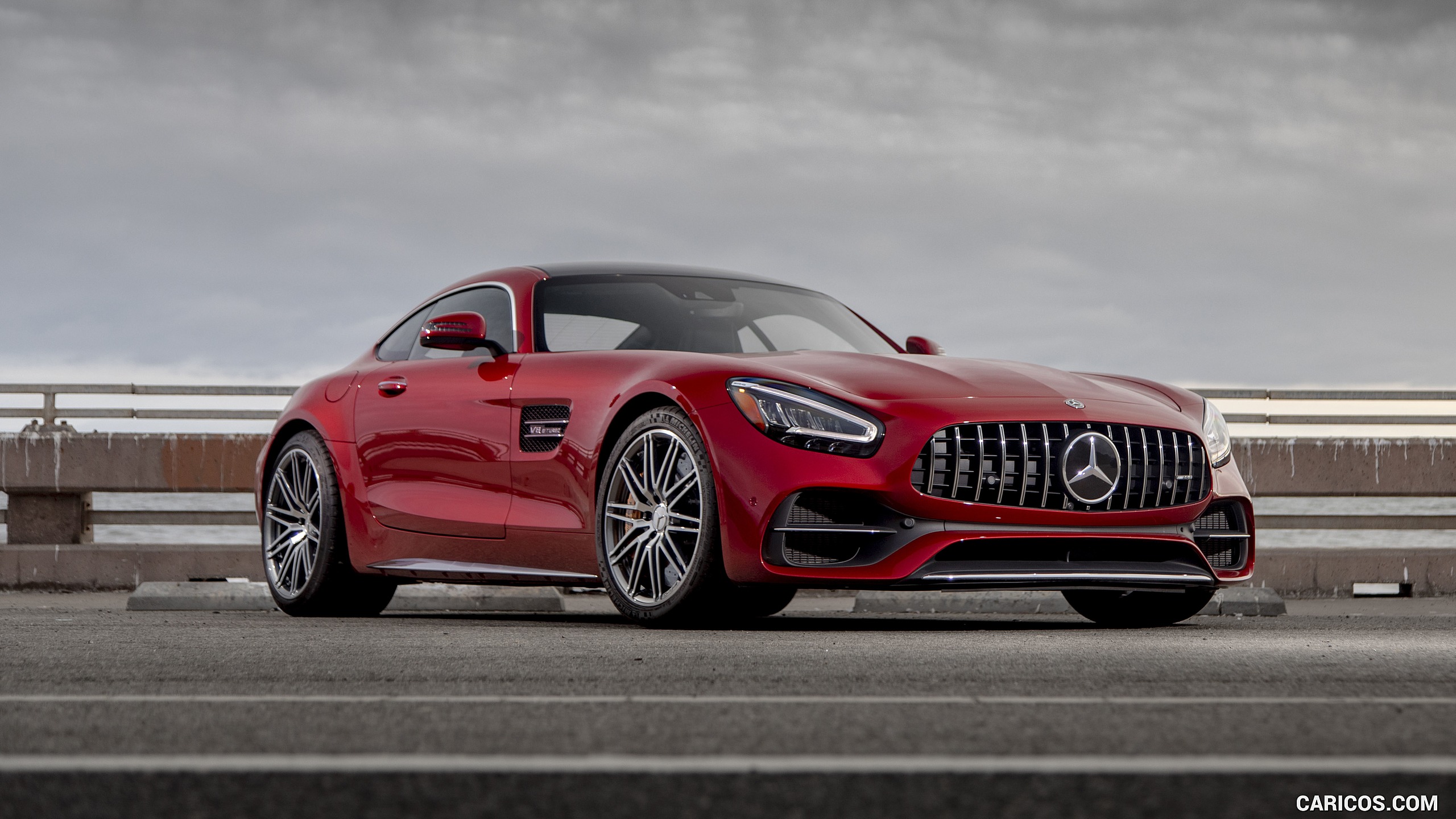 2020 Mercedes-AMG GT C Coupe (US-Spec) - Front Three-Quarter, #157 of 328