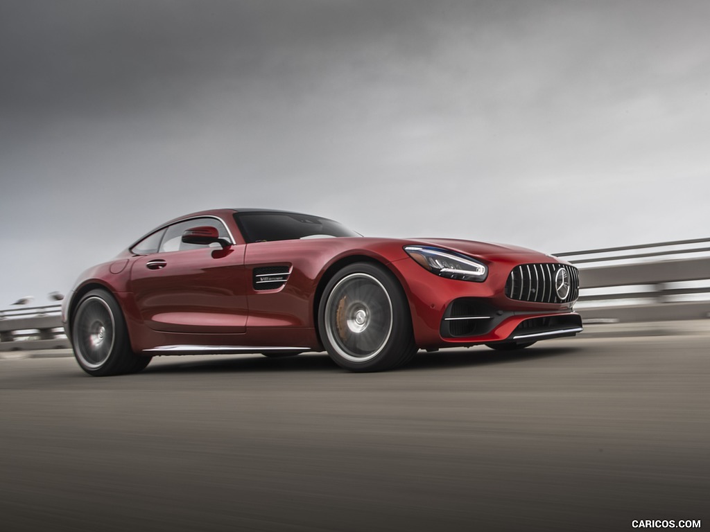 2020 Mercedes-AMG GT C Coupe (US-Spec) - Front Three-Quarter