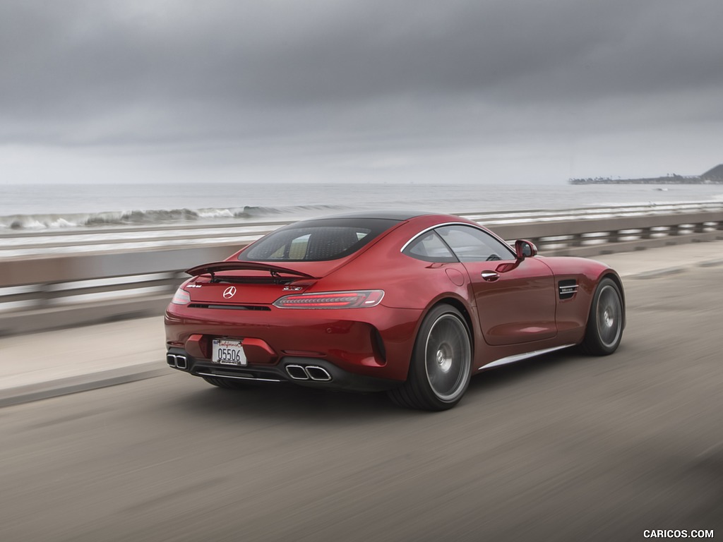 2020 Mercedes-AMG GT C Coupe (US-Spec) - Rear Three-Quarter