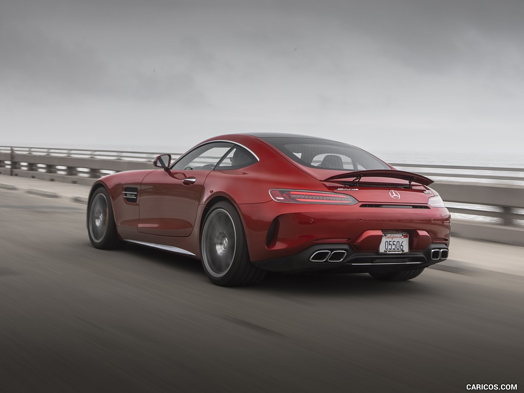 2020 Mercedes-AMG GT C Coupe (US-Spec) - Rear Three-Quarter