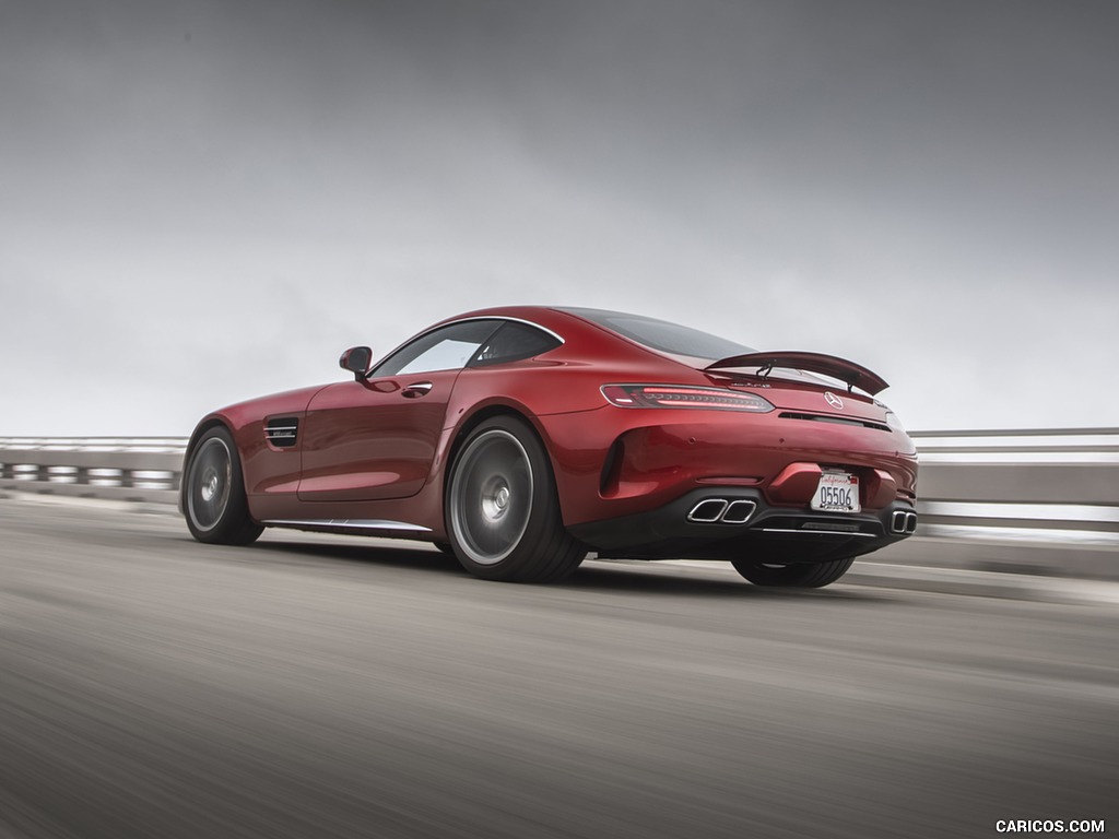 2020 Mercedes-AMG GT C Coupe (US-Spec) - Rear Three-Quarter