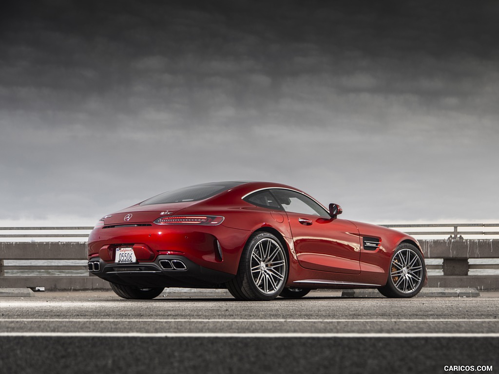 2020 Mercedes-AMG GT C Coupe (US-Spec) - Rear Three-Quarter