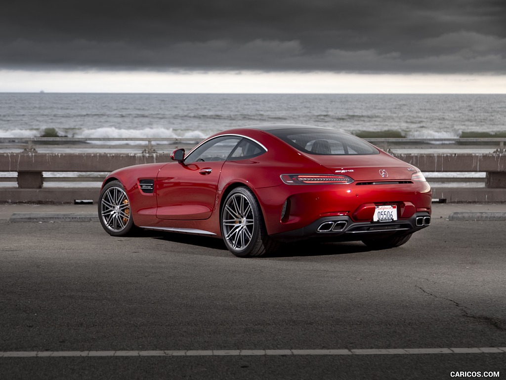 2020 Mercedes-AMG GT C Coupe (US-Spec) - Rear Three-Quarter