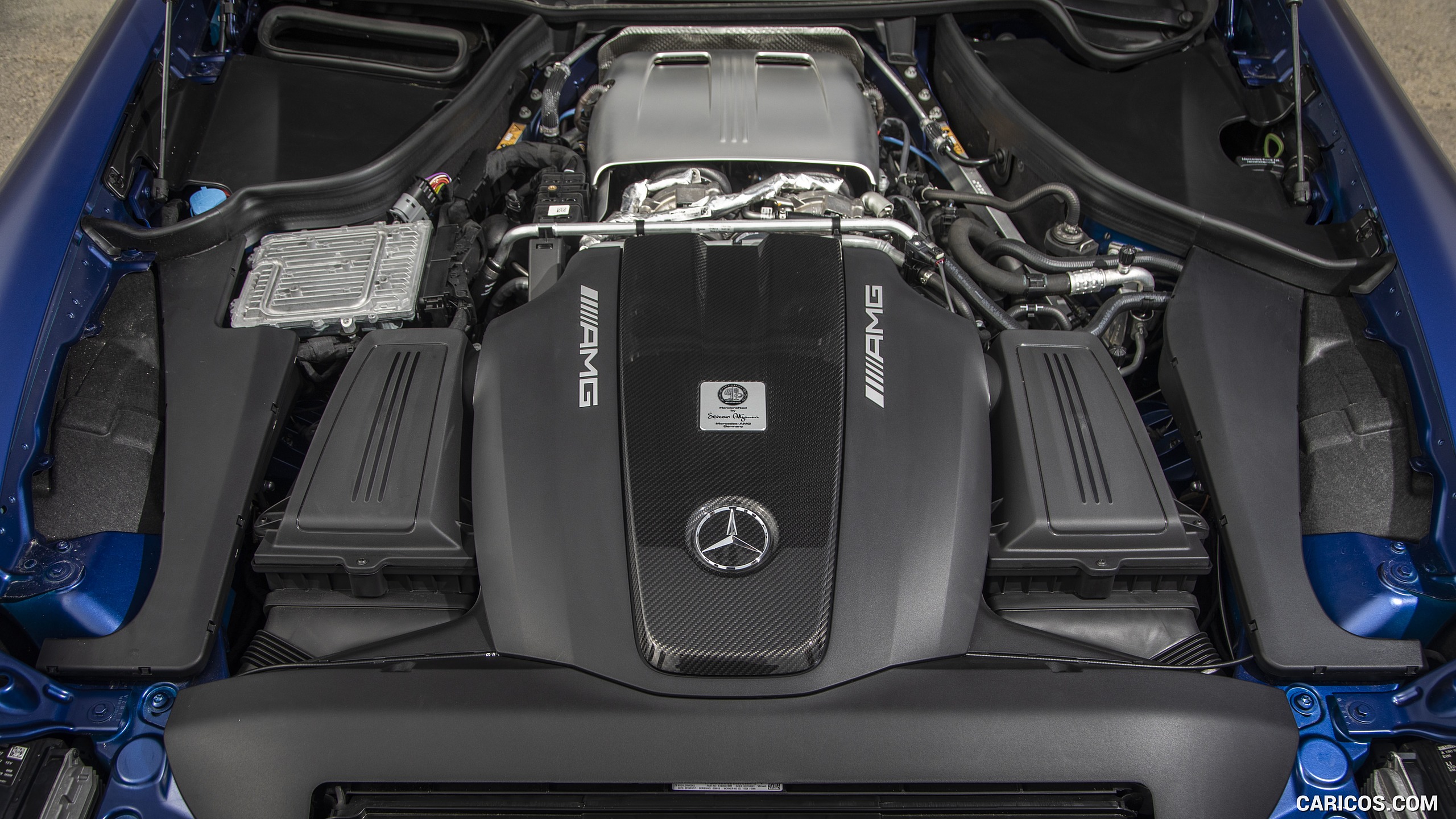2020 Mercedes-AMG GT C Roadster (US-Spec) - Engine, #227 of 328