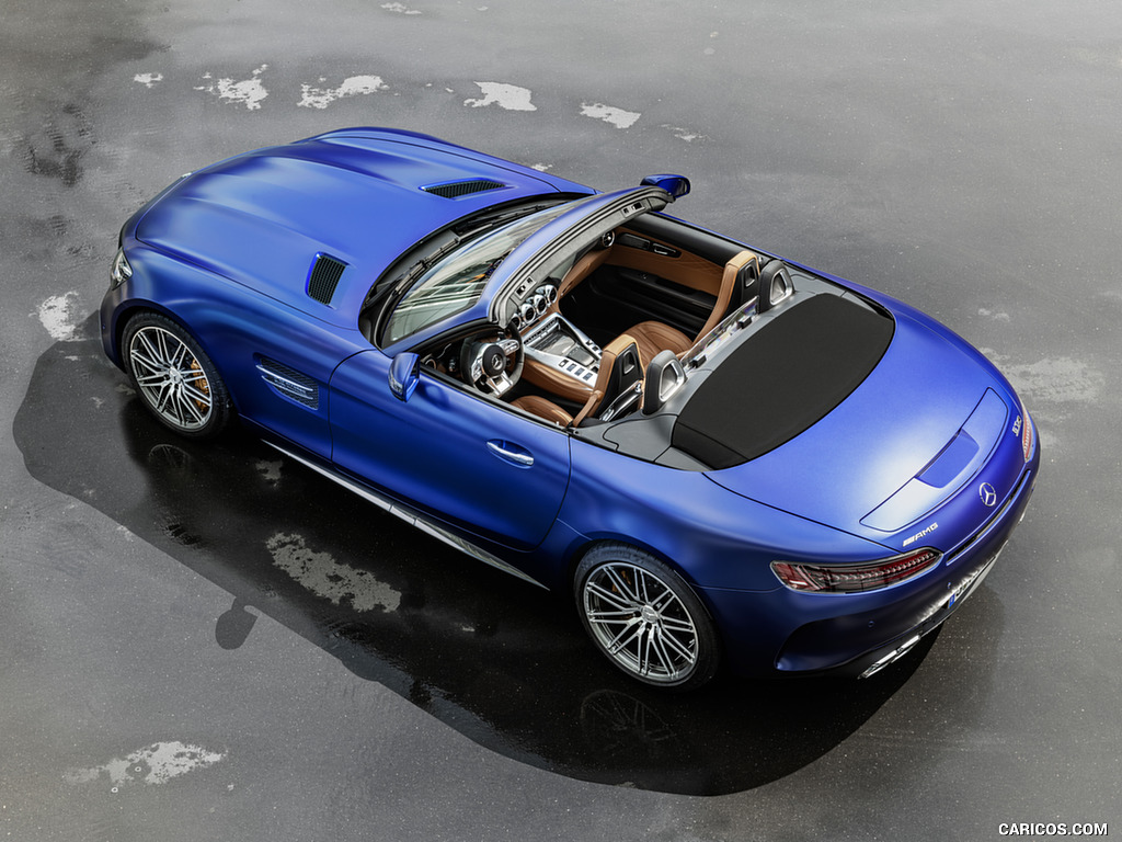 2020 Mercedes-AMG GT C Roadster (Color: Brilliant Blue) - Top