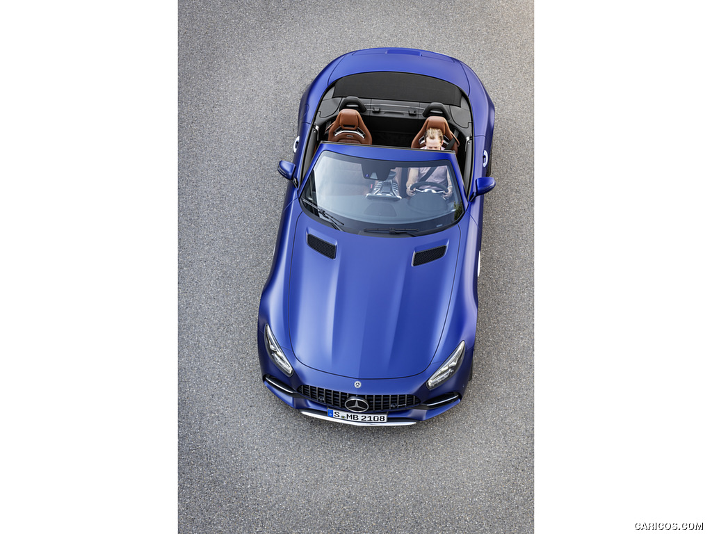 2020 Mercedes-AMG GT C Roadster (Color: Brilliant Blue) - Top