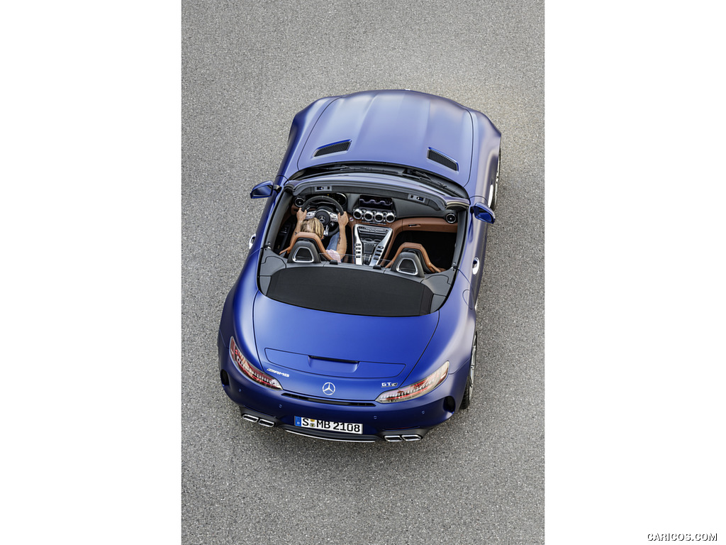 2020 Mercedes-AMG GT C Roadster (Color: Brilliant Blue) - Top