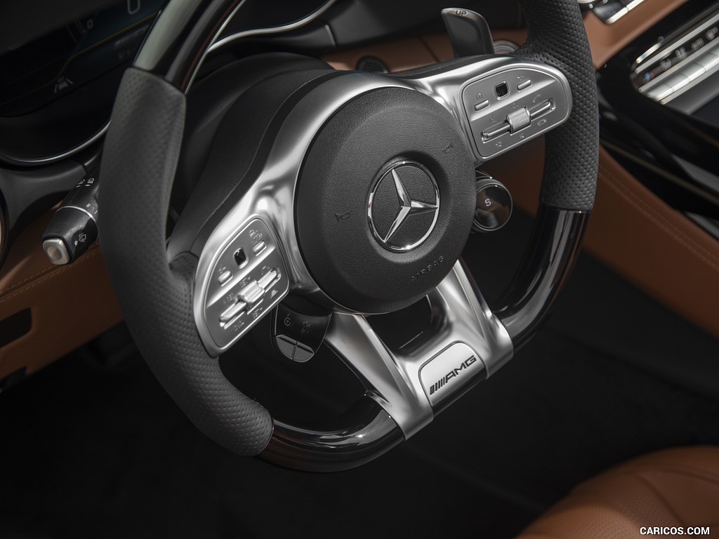 2020 Mercedes-AMG GT C Roadster (US-Spec) - Interior, Steering Wheel