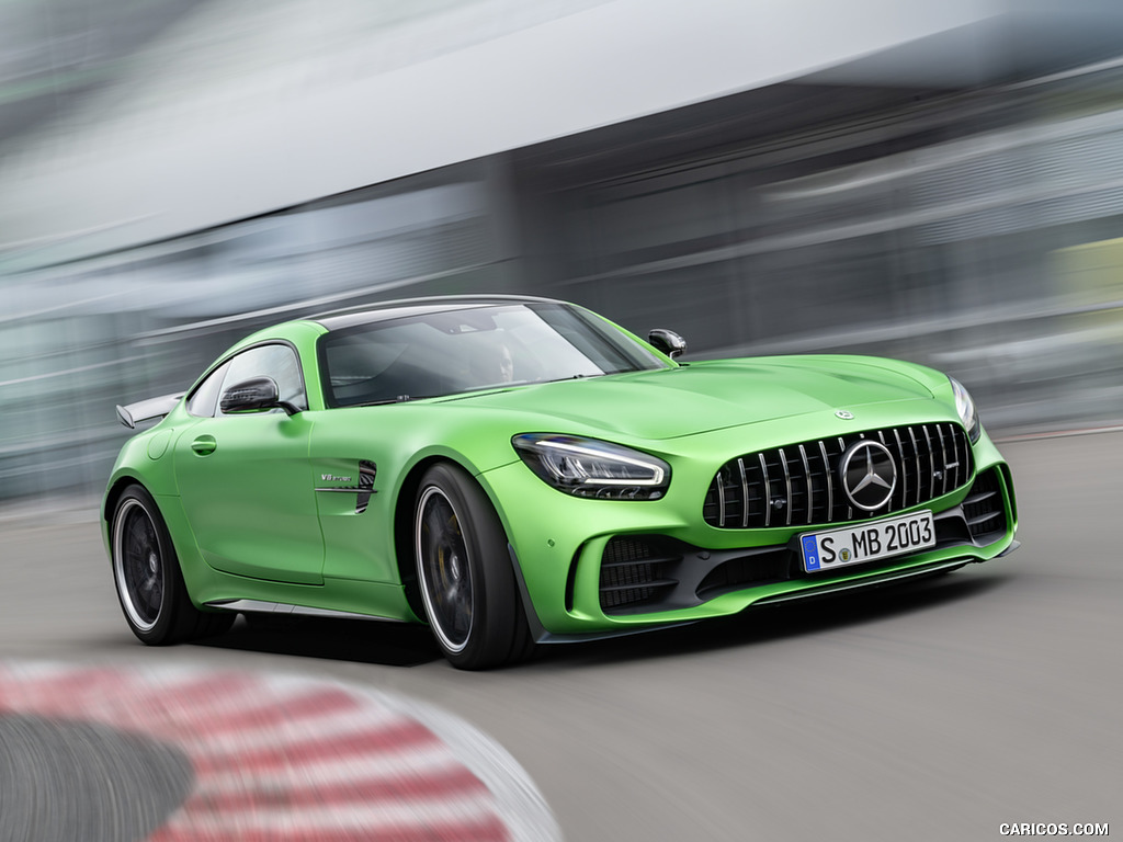 2020 Mercedes-AMG GT R (Color: Green Hell Magno) - Front Three-Quarter