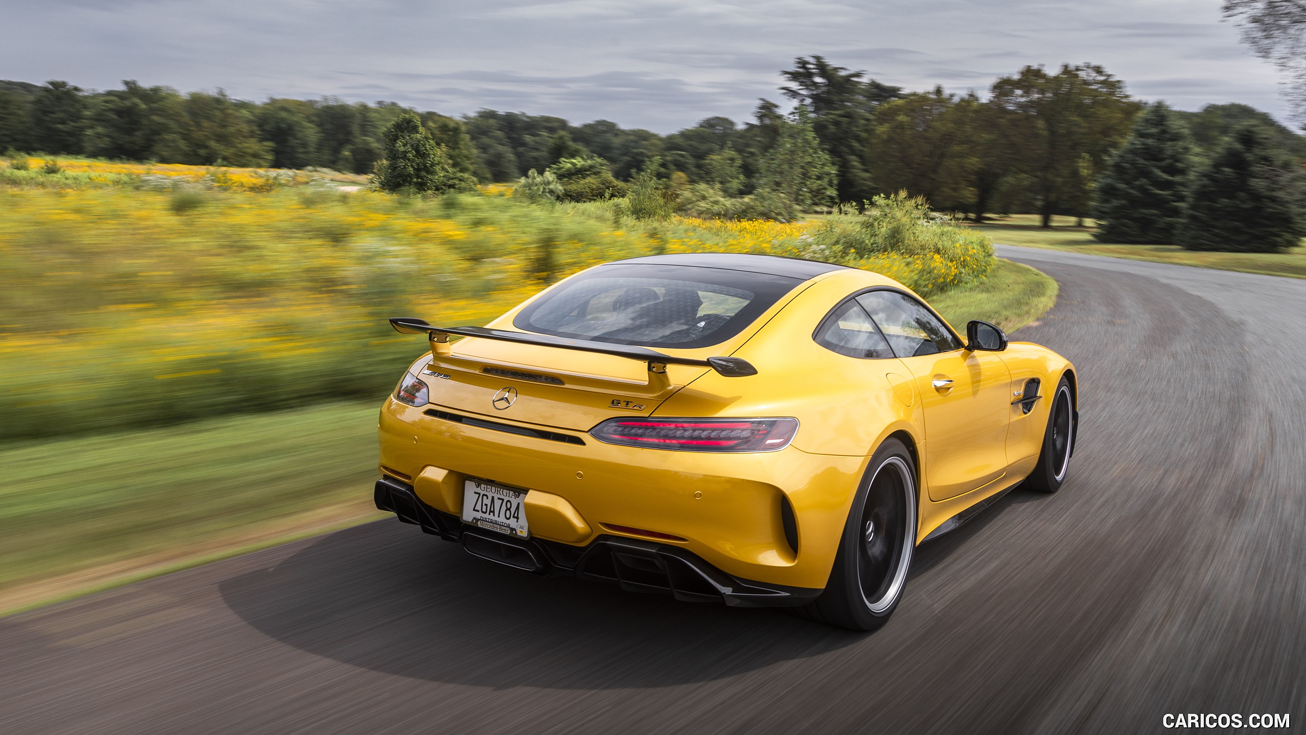 2020 Mercedes-AMG GT R Coupe (US-Spec) - Rear Three-Quarter, #254 of 328