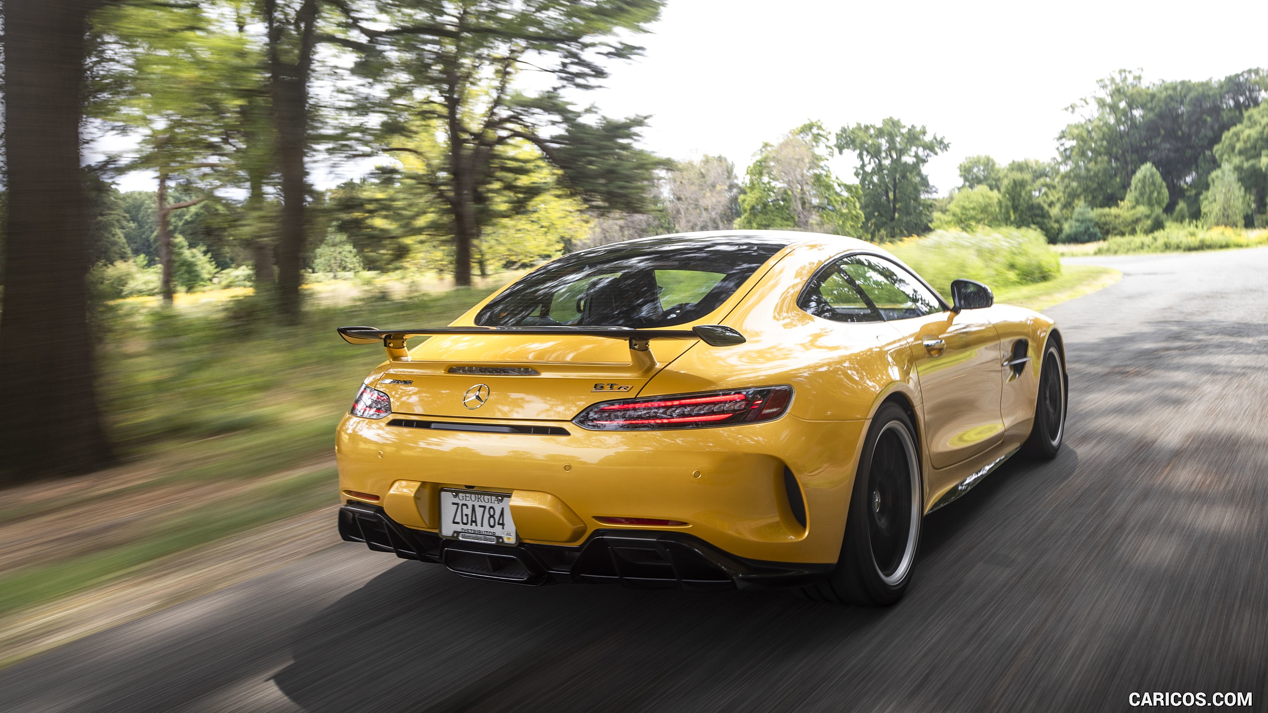 2020 Mercedes-AMG GT R Coupe (US-Spec) - Rear Three-Quarter, #263 of 328