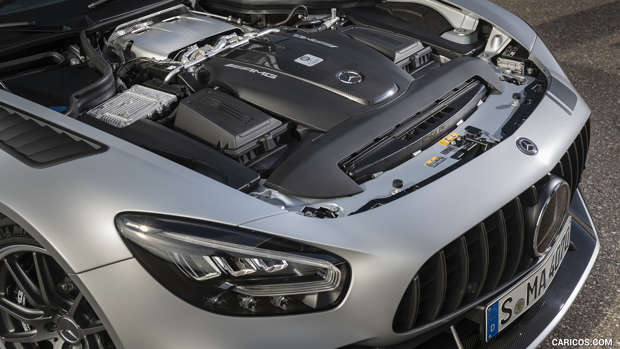 2020 Mercedes-AMG GT R Pro (Color: Designo Iridium Silver magno) - Engine, #42 of 136