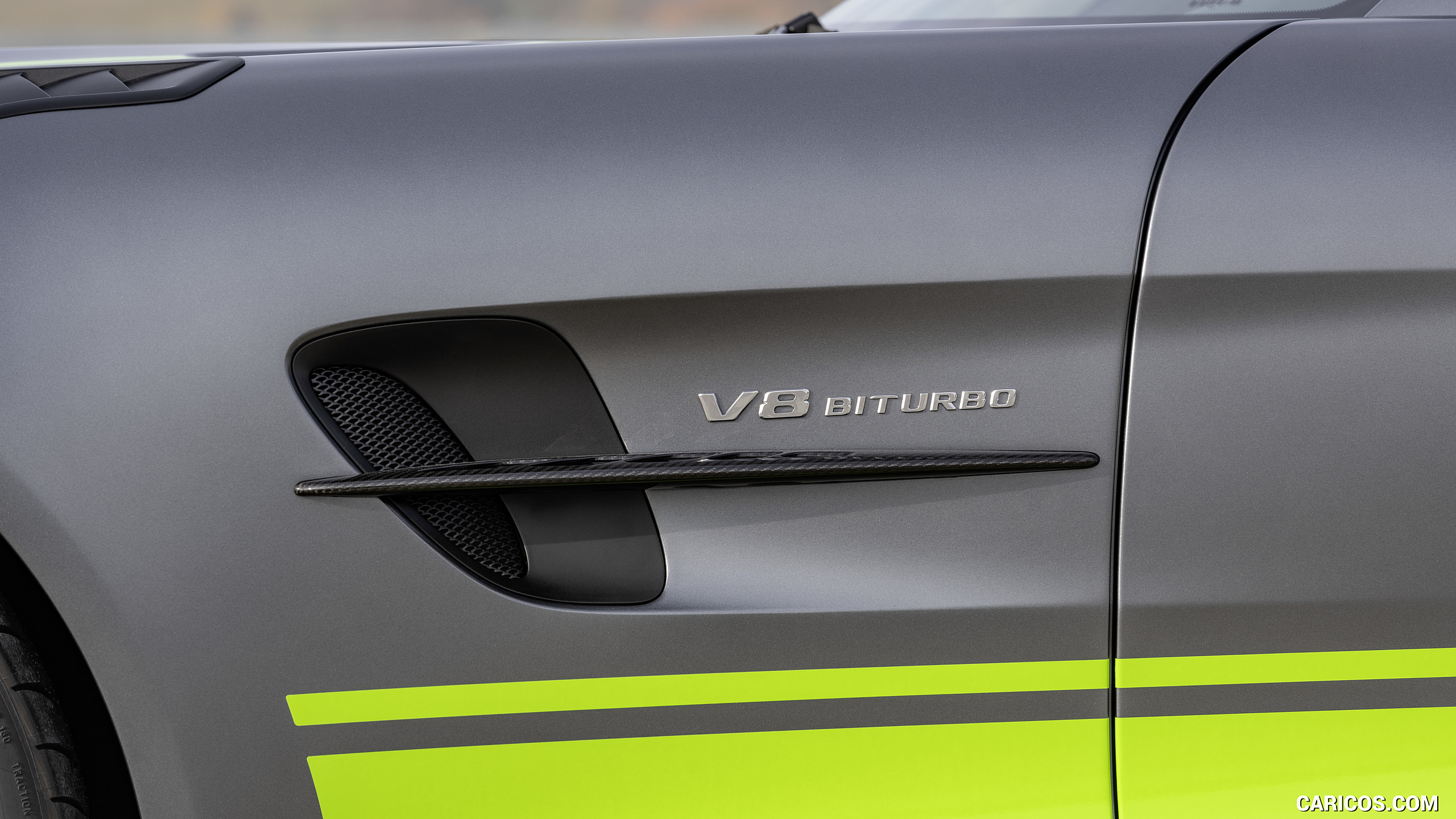 2020 Mercedes-AMG GT R Pro (Color: Selenite Grey Magno) - Side Vent, #19 of 136