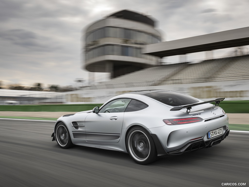 2020 Mercedes-AMG GT R Pro (Color: Designo Iridium Silver magno) - Rear Three-Quarter