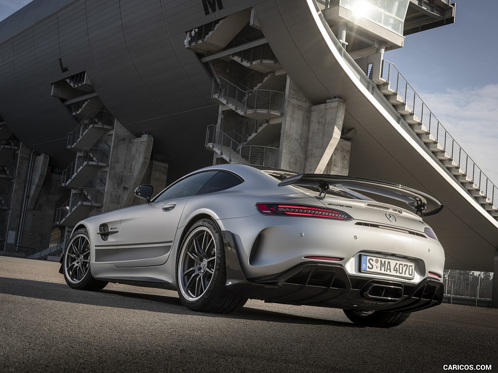 2020 Mercedes-AMG GT R Pro (Color: Designo Iridium Silver magno) - Rear Three-Quarter