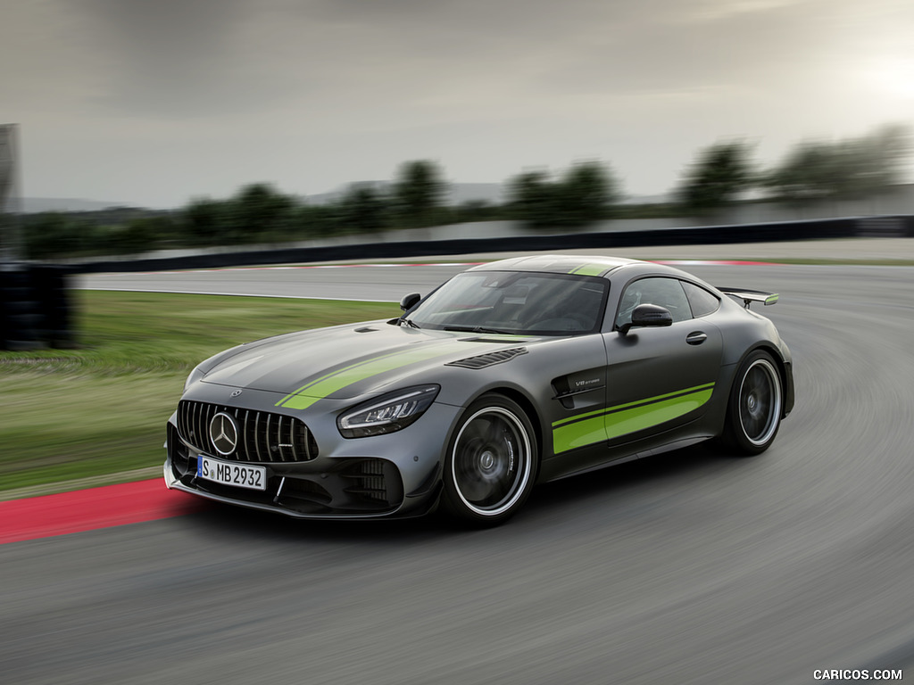 2020 Mercedes-AMG GT R Pro (Color: Selenite Grey Magno) - Front Three-Quarter