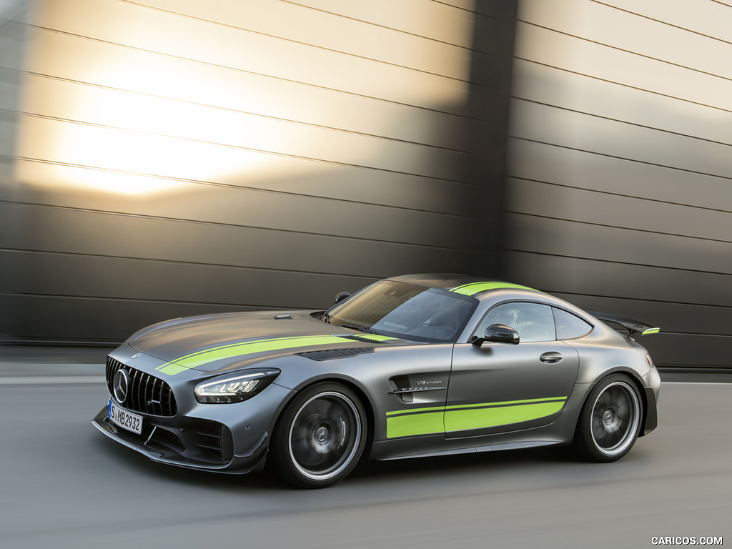 2020 Mercedes-AMG GT R Pro (Color: Selenite Grey Magno) - Front Three-Quarter