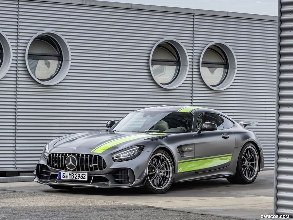 2020 Mercedes-AMG GT R Pro (Color: Selenite Grey Magno) - Front Three-Quarter