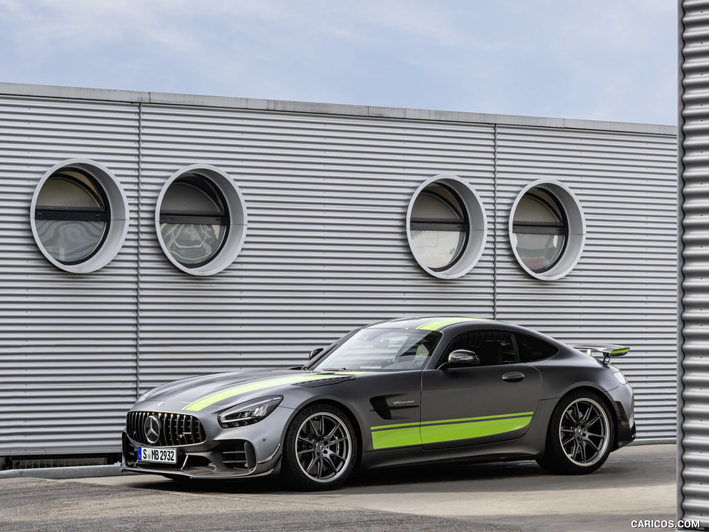 2020 Mercedes-AMG GT R Pro (Color: Selenite Grey Magno) - Front Three-Quarter