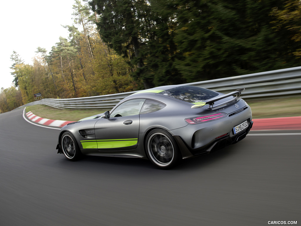 2020 Mercedes-AMG GT R Pro (Color: Selenite Grey Magno) - Rear Three-Quarter