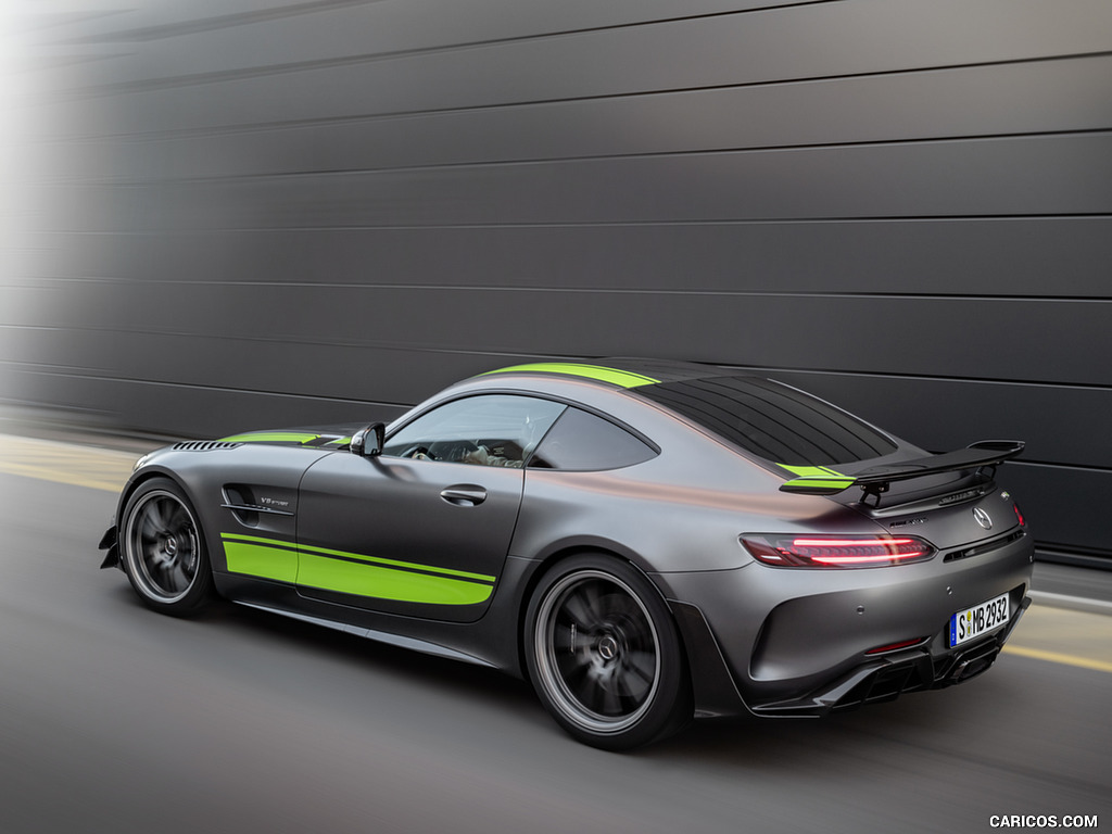 2020 Mercedes-AMG GT R Pro (Color: Selenite Grey Magno) - Rear Three-Quarter