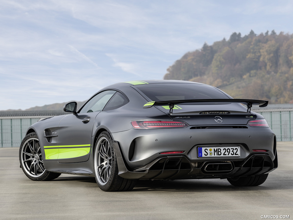 2020 Mercedes-AMG GT R Pro (Color: Selenite Grey Magno) - Rear Three-Quarter