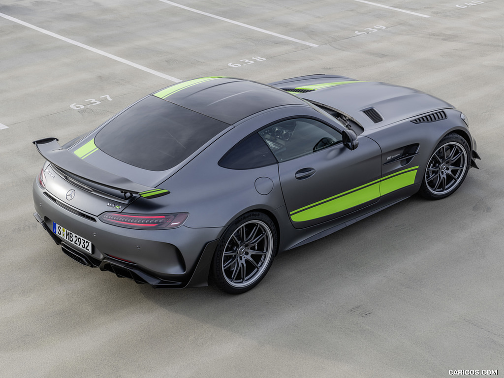 2020 Mercedes-AMG GT R Pro (Color: Selenite Grey Magno) - Rear Three-Quarter