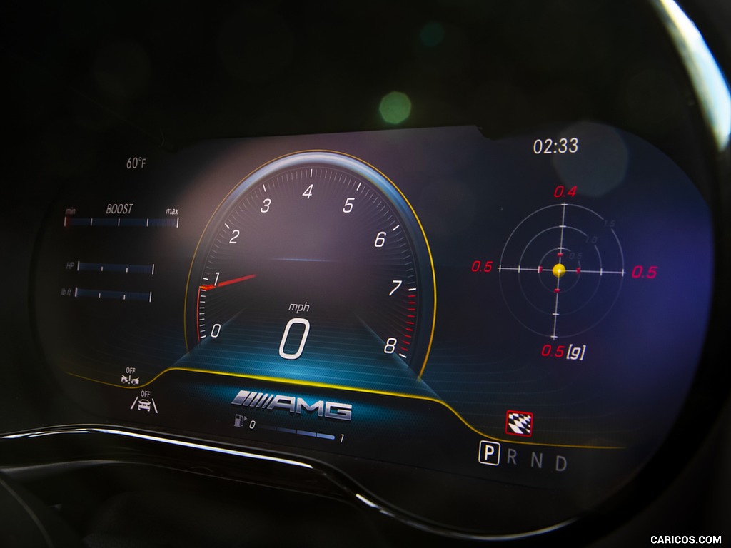 2020 Mercedes-AMG GT R Roadster (US-Spec) - Digital Instrument Cluster