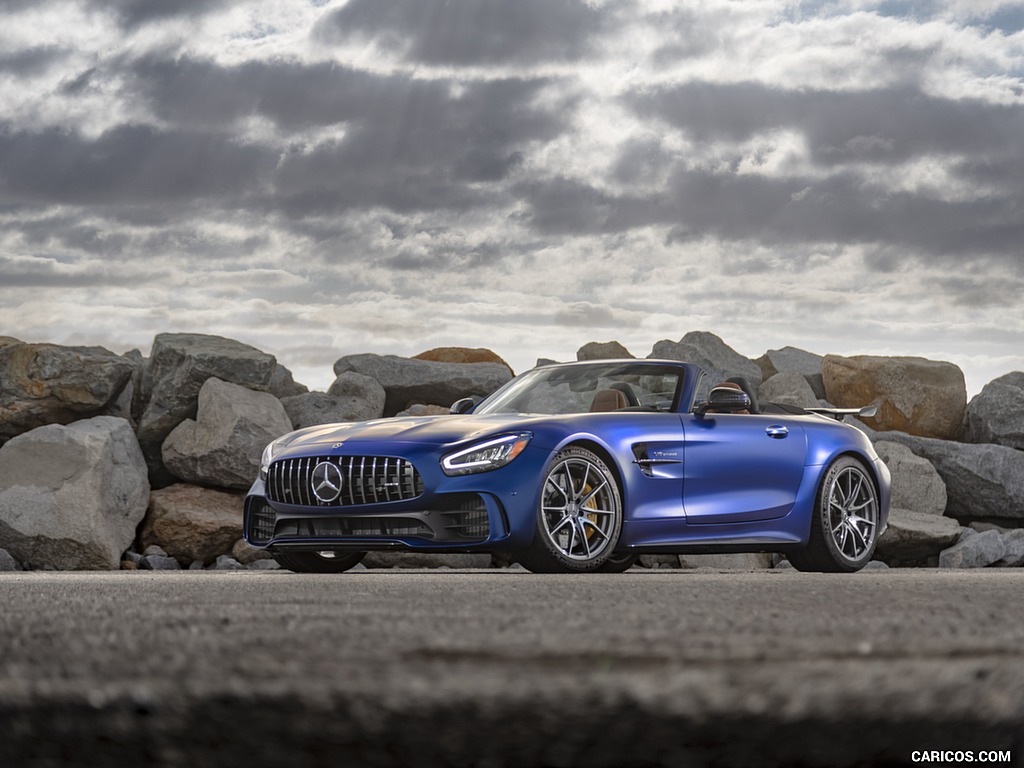 2020 Mercedes-AMG GT R Roadster (US-Spec) - Front Three-Quarter