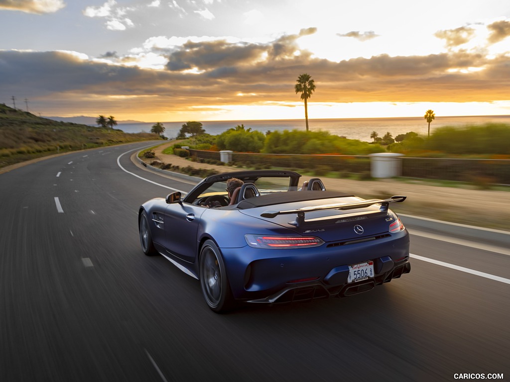 2020 Mercedes-AMG GT R Roadster (US-Spec) - Rear Three-Quarter