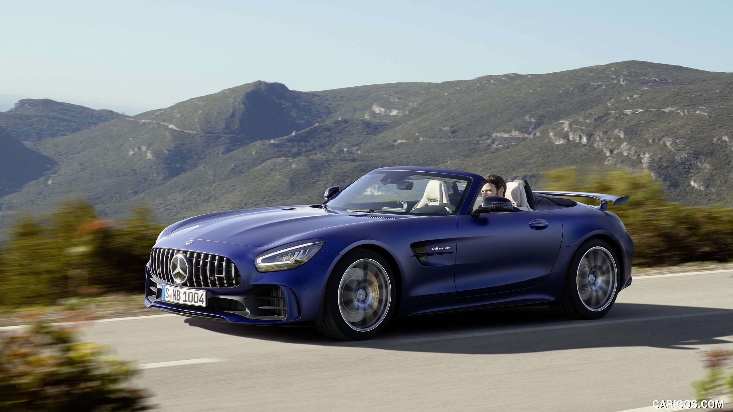 2020 Mercedes-AMG GT R Roadster - Front Three-Quarter, #2 of 246