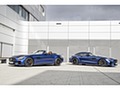 2020 Mercedes-AMG GT Roadster (Color: Brilliant Blue Magno) and GT Coupe