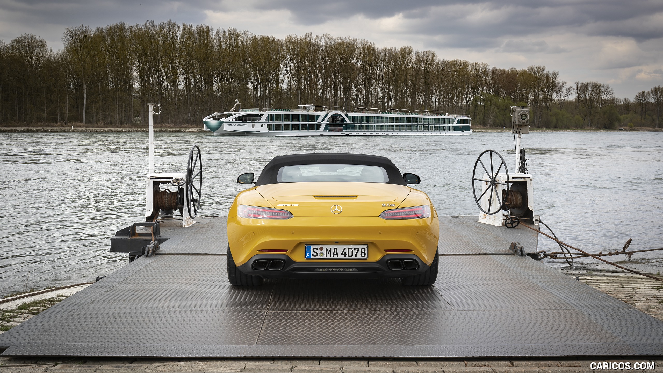 2020 Mercedes-AMG GT S Roadster (Color: AMG Solarbeam) - Rear, #96 of 328