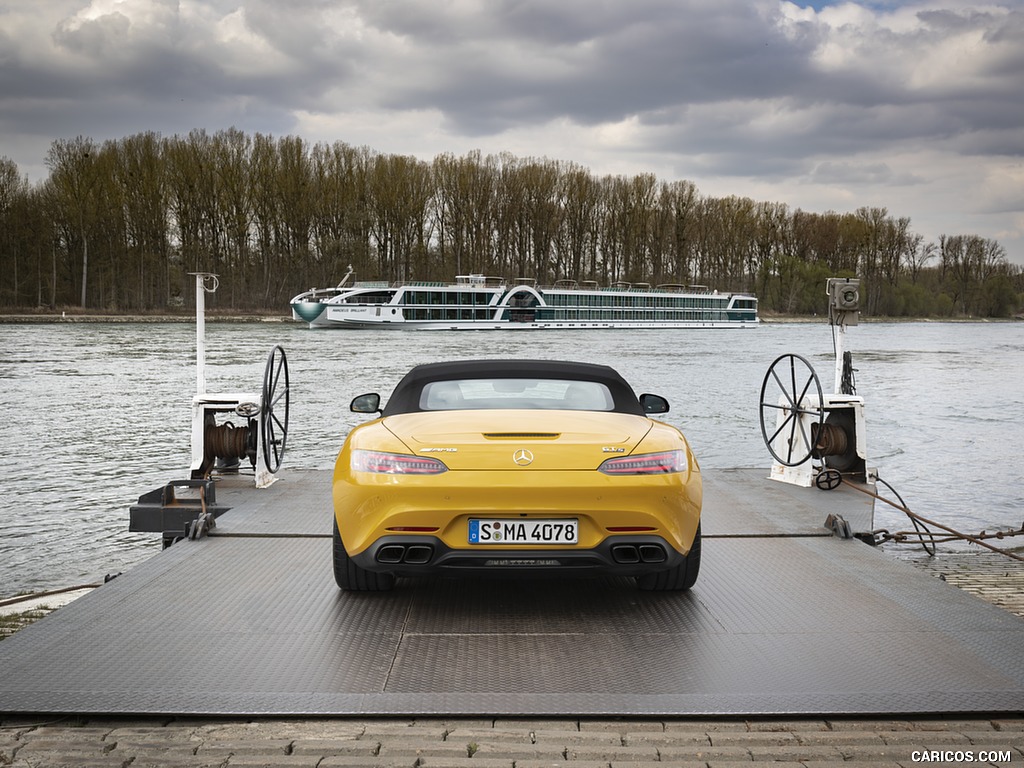 2020 Mercedes-AMG GT S Roadster (Color: AMG Solarbeam) - Rear