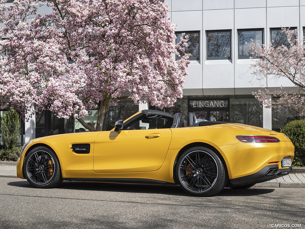 2020 Mercedes-AMG GT S Roadster (Color: AMG Solarbeam) - Side