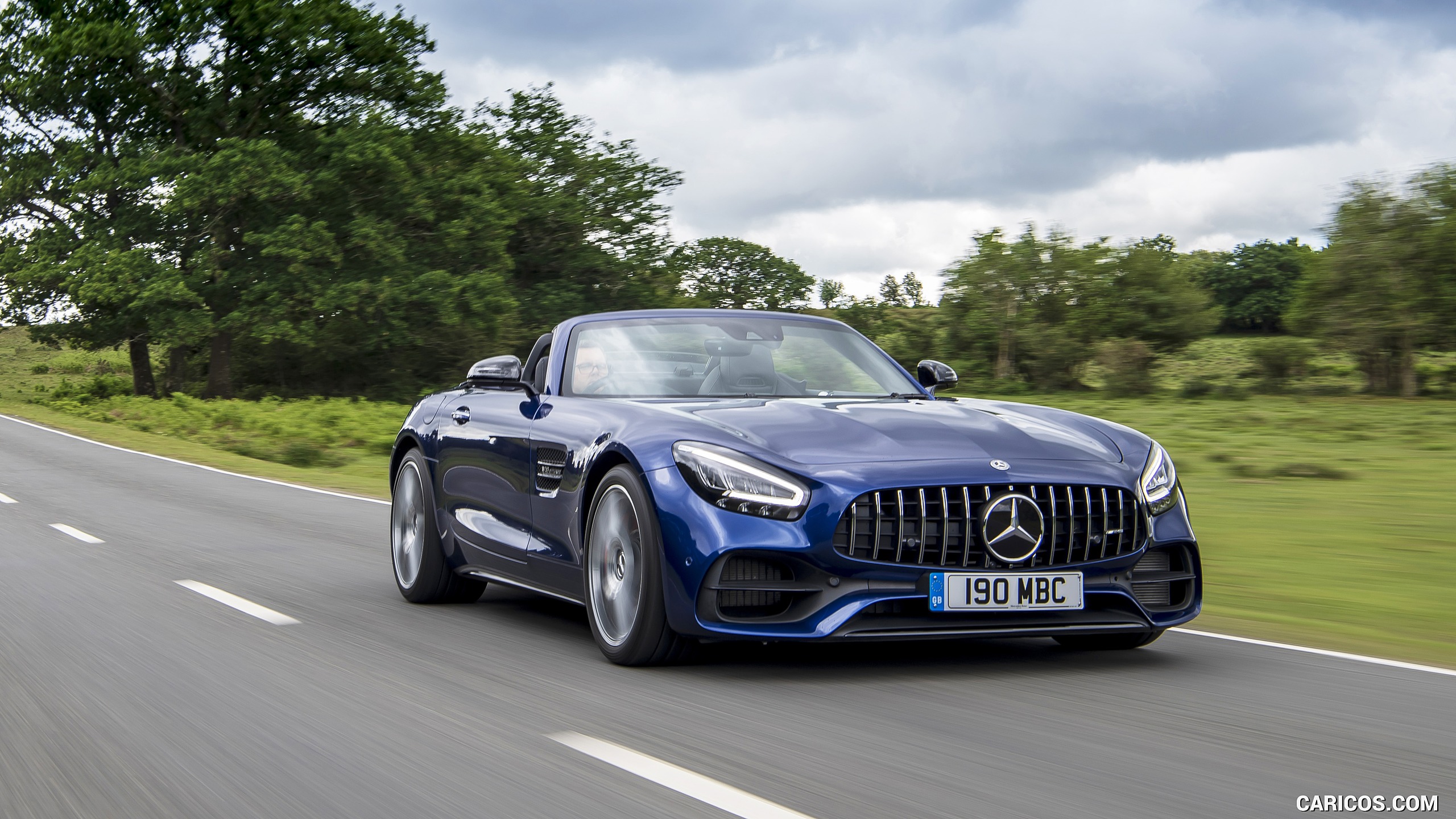 2020 Mercedes-AMG GT S Roadster (UK-Spec) - Front Three-Quarter | Caricos