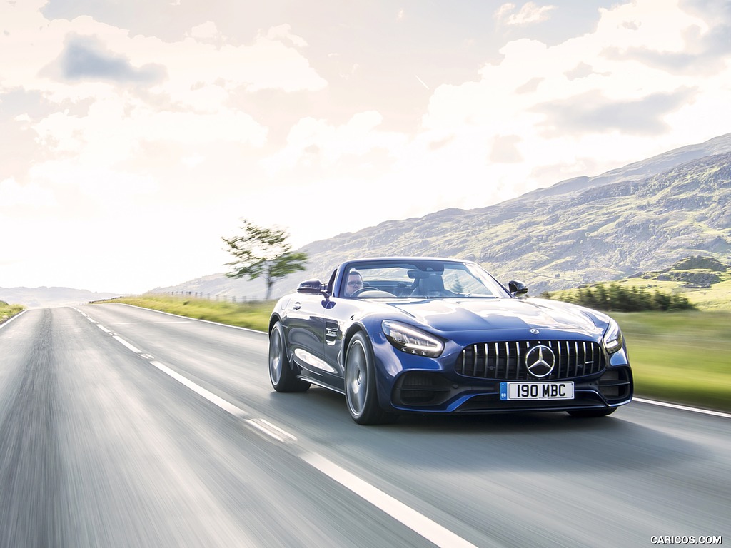 2020 Mercedes-AMG GT S Roadster (UK-Spec) - Front Three-Quarter