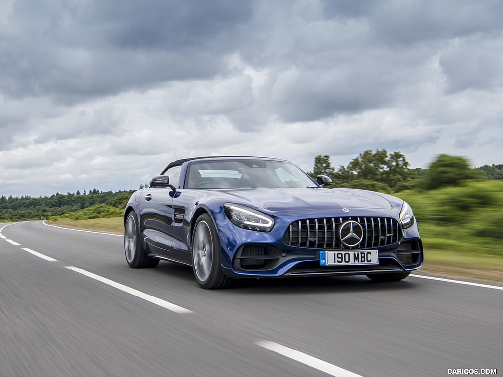 2020 Mercedes-AMG GT S Roadster (UK-Spec) - Front Three-Quarter