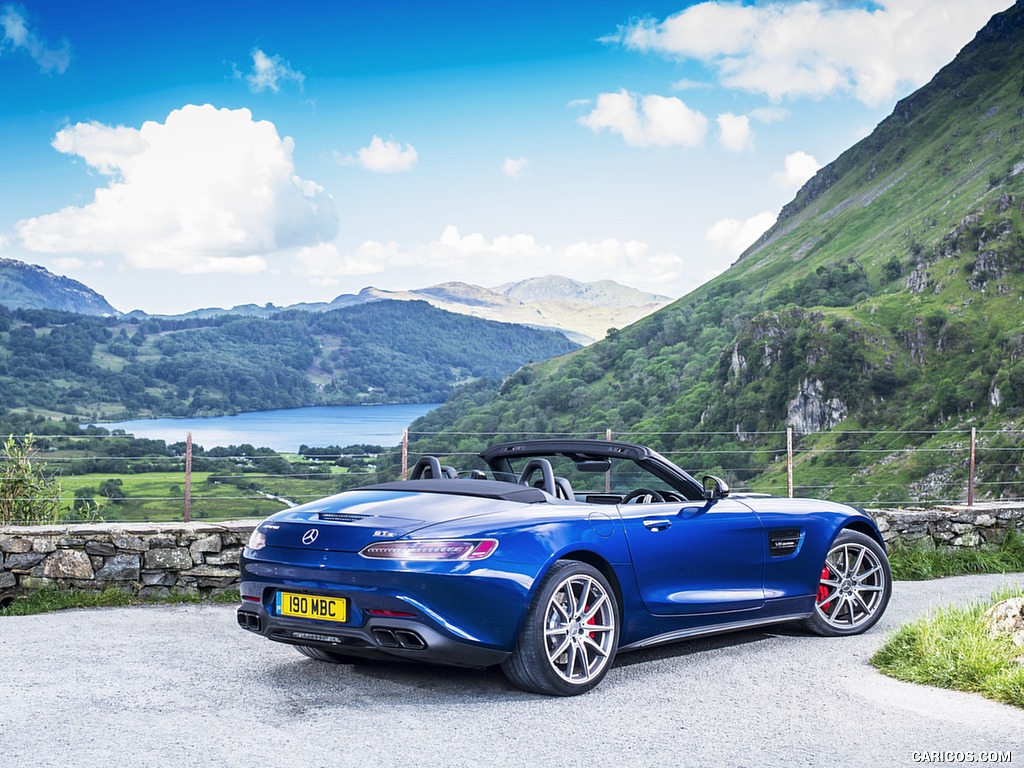 2020 Mercedes-AMG GT S Roadster (UK-Spec) - Rear Three-Quarter