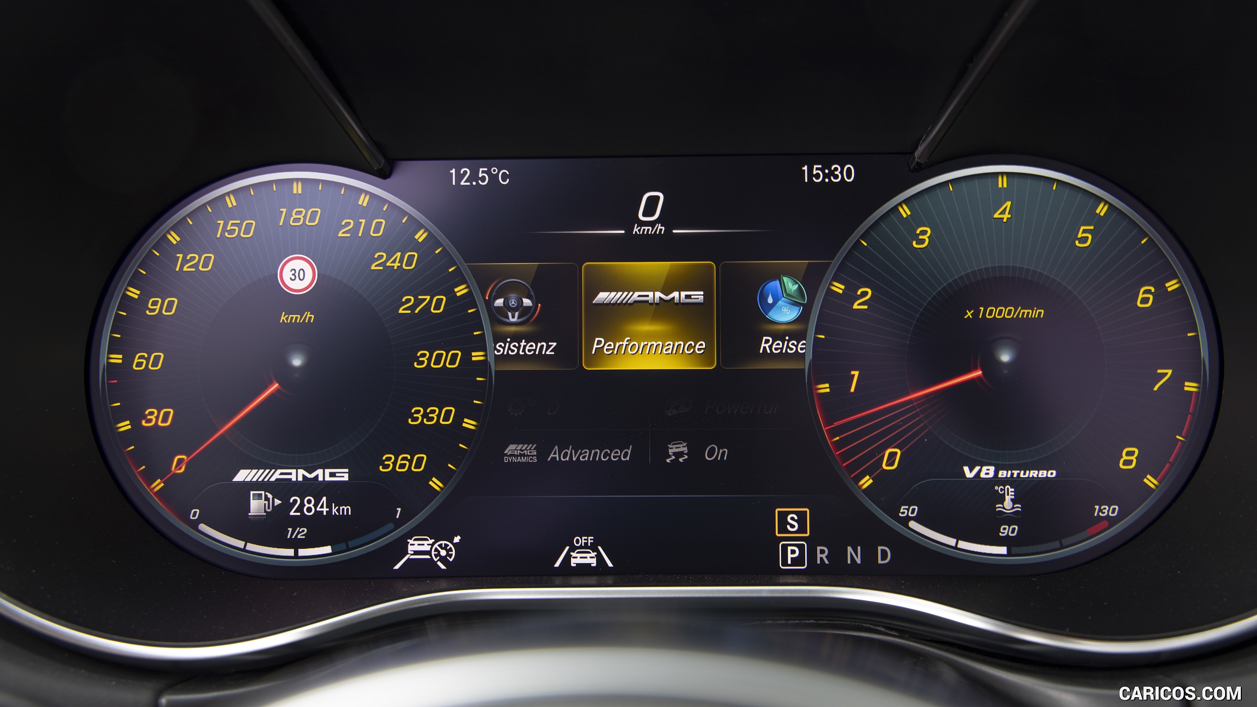 2020 Mercedes-AMG GT S Roadster - Digital Instrument Cluster, #106 of 328